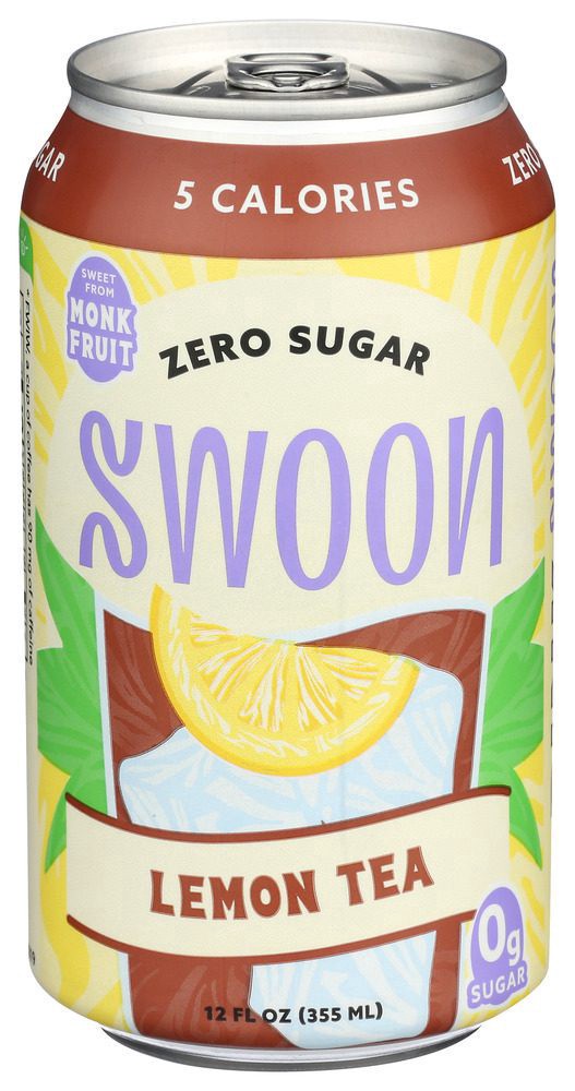 slide 1 of 1, Swoon Zero Sugar Lemon Tea - 12 fl oz, 12 fl oz