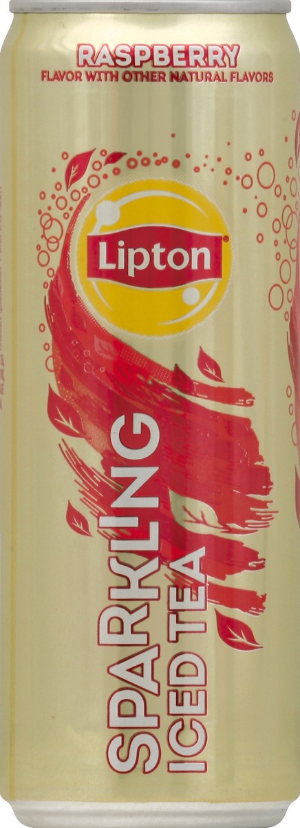 slide 2 of 4, Lipton Sparkling Iced Tea Raspberry - 12 oz, 12 oz