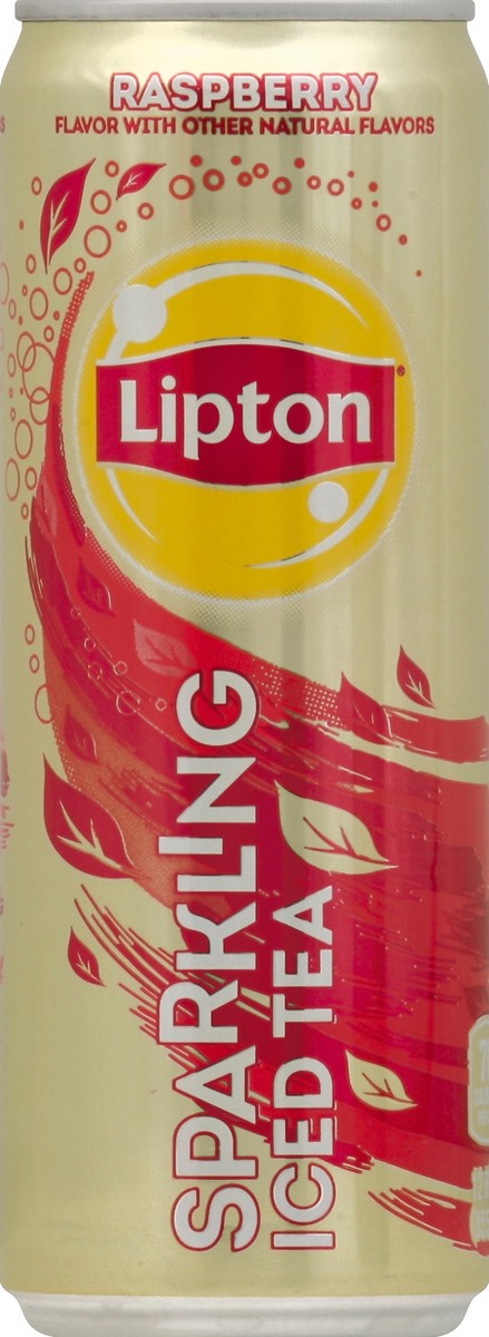 slide 3 of 4, Lipton Sparkling Iced Tea Raspberry - 12 oz, 12 oz