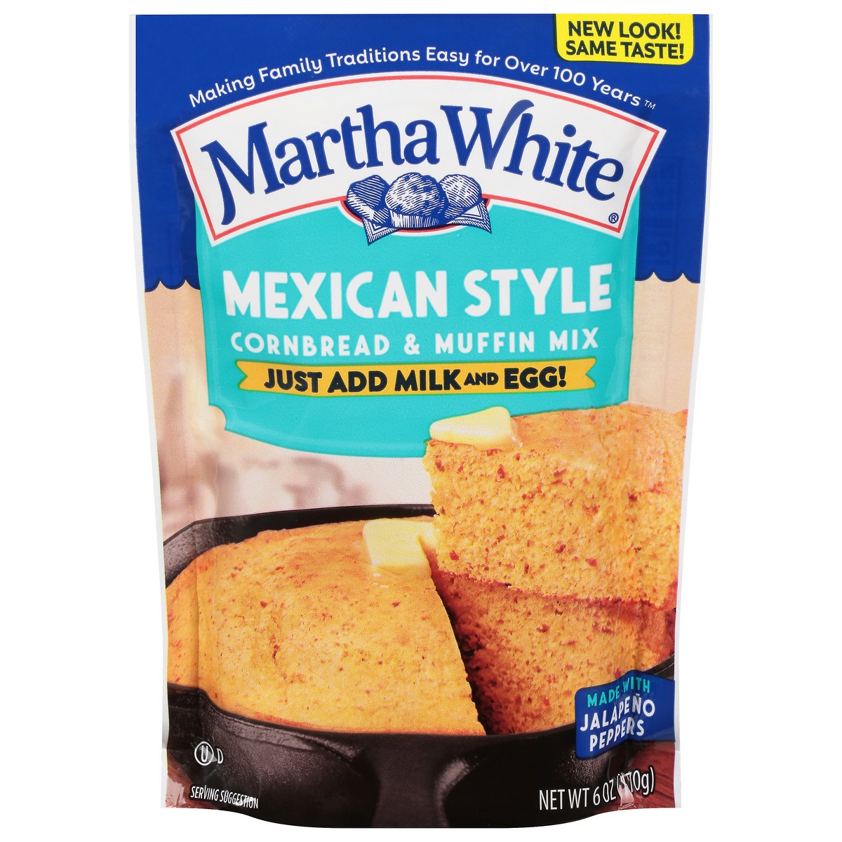 slide 1 of 6, Martha White Mexican Style Cornbread & Muffin Mix 6 oz, 6 oz