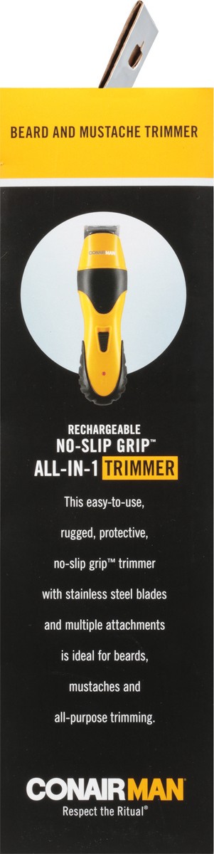 slide 7 of 9, ConairMan Rechargeable No-Slip Grip All-in-1 Trimmer 1 ea, 1 ct