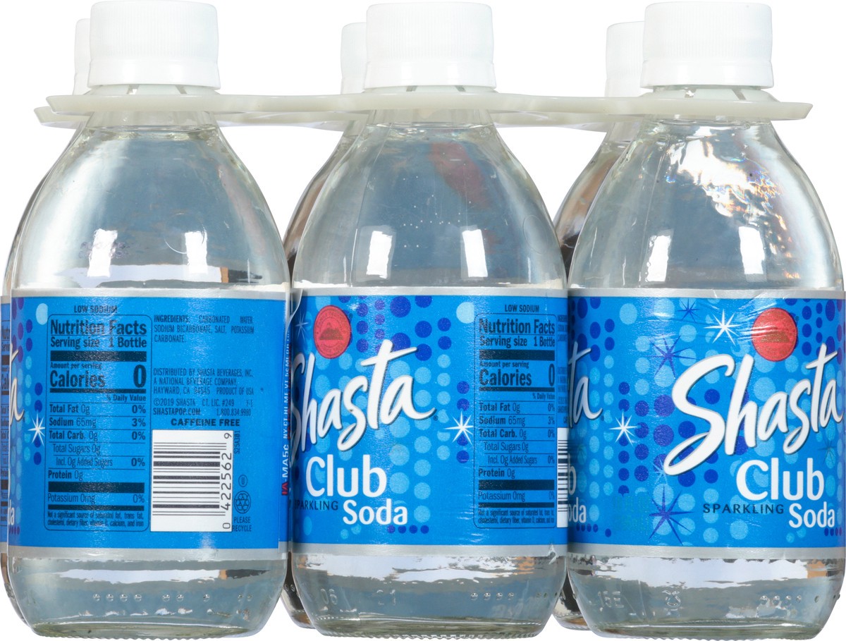 slide 12 of 14, Shasta Sparkling Club Soda - 10 oz, 10 oz