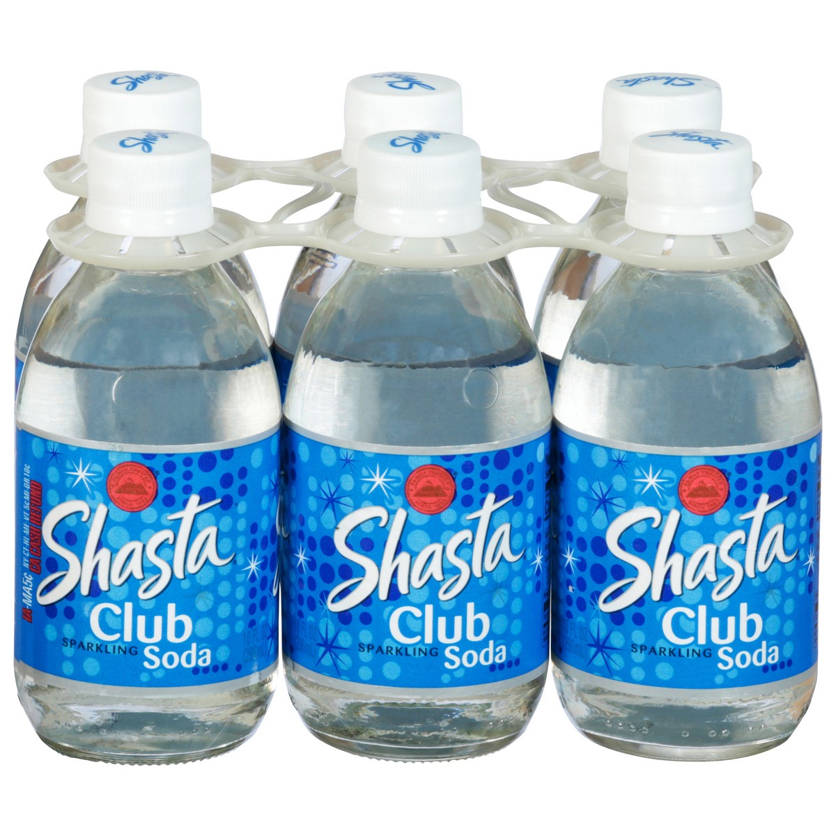 slide 1 of 14, Shasta Club Soda, 10 oz