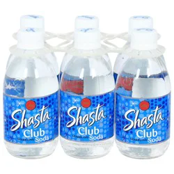 Shasta Sparkling Club Soda - 10 oz