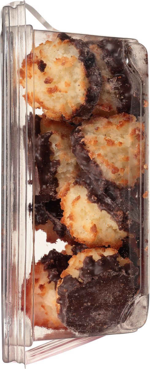 slide 2 of 9, Sweet P's Bake Shop Chocolatey Dipped Macaroons 10 oz, 10 oz