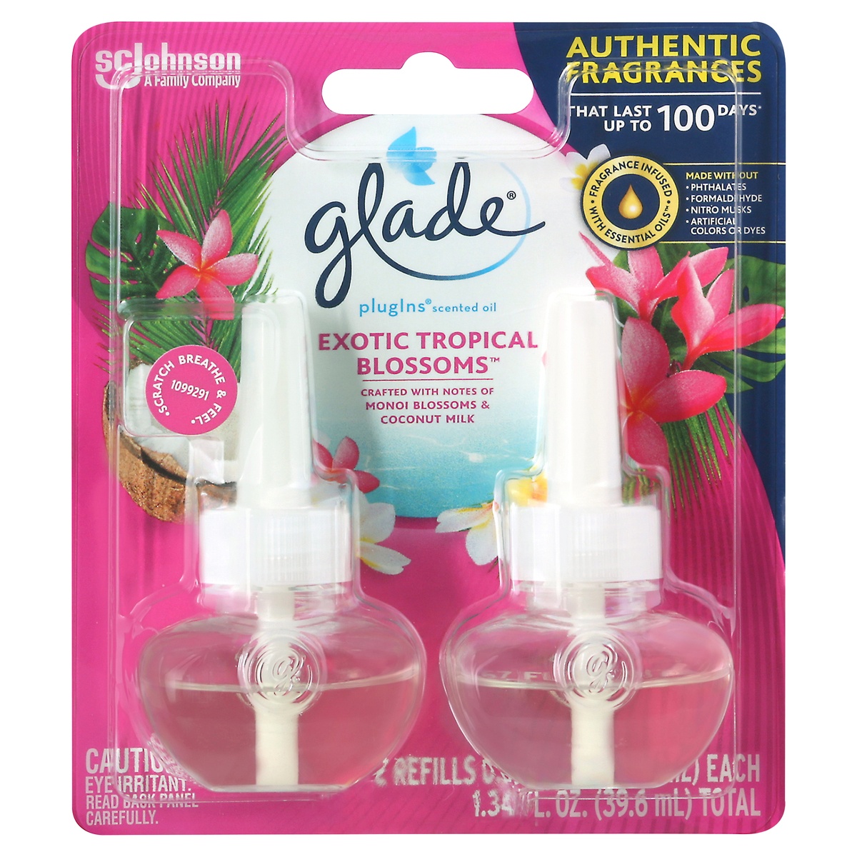 Glade Piso 2 Ct Refills Tropical Blossom 6.8 oz | Shipt