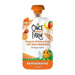 Once Upon A Farm Organic Dairy-Free Orange-Tastic Oat Milk Smoothie - 3.2 oz