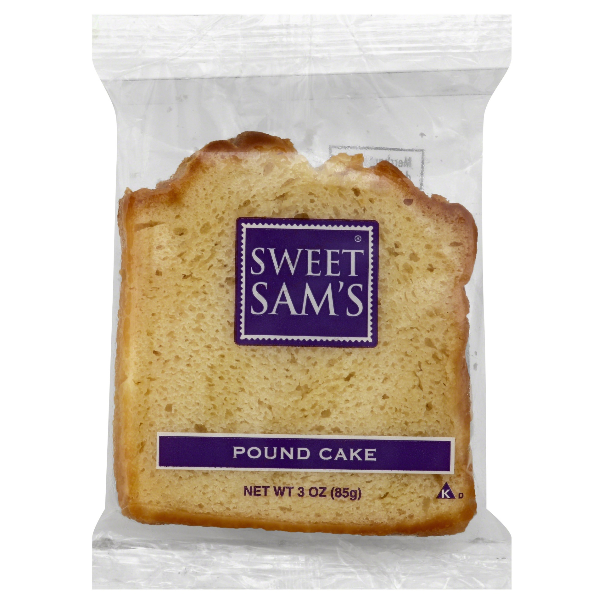 slide 1 of 1, Sweet Sam's Classic Pound Cake, 3 oz