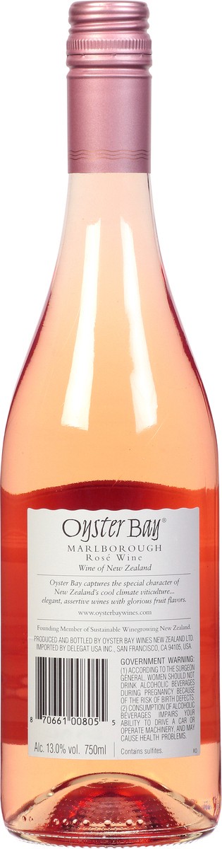 slide 2 of 9, Oyster Bay Rose Wine, 750 ml