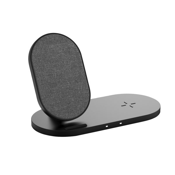 slide 1 of 3, Ativa 2-In-1 Wireless Charging Stand, Black, Mw-Jl-Cp-201, 1 ct