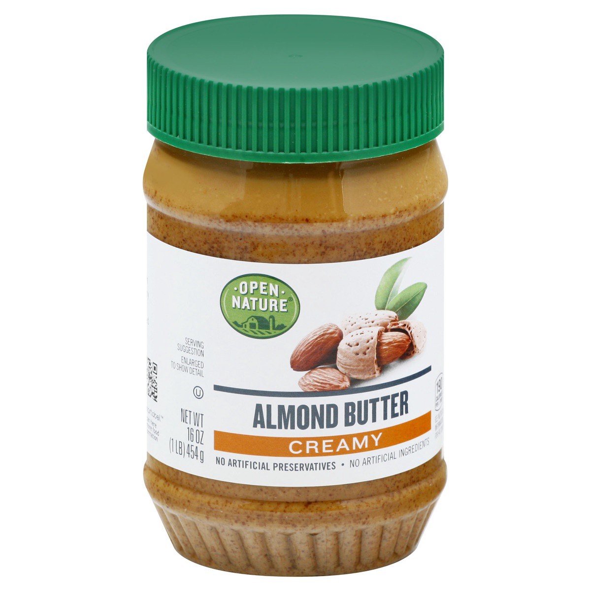 slide 8 of 9, Open Nature Almond Butter, Creamy, 16 oz