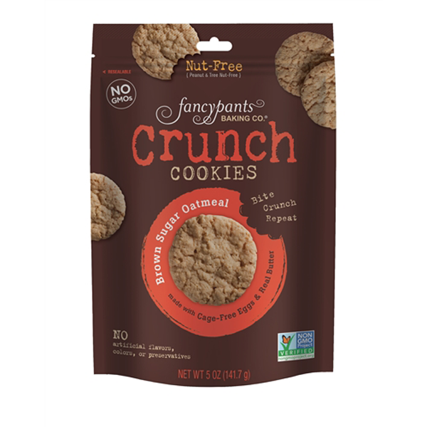 slide 1 of 1, Fancypants Baking Co. Brown Sugar Oatmeal Mini Crunch Cookies, 1 ct