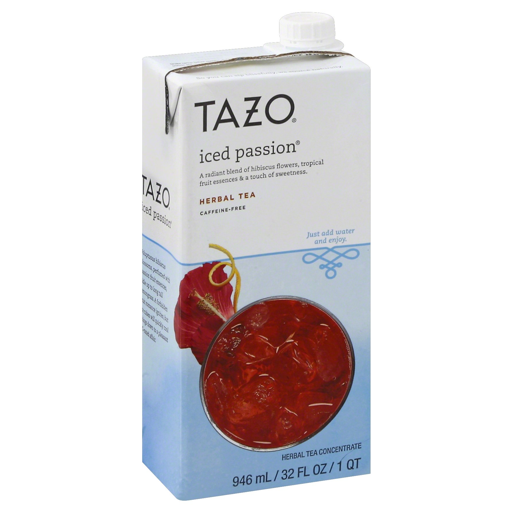 slide 1 of 4, Tazo Herbal Tea Concentrate 32 oz, 32 oz