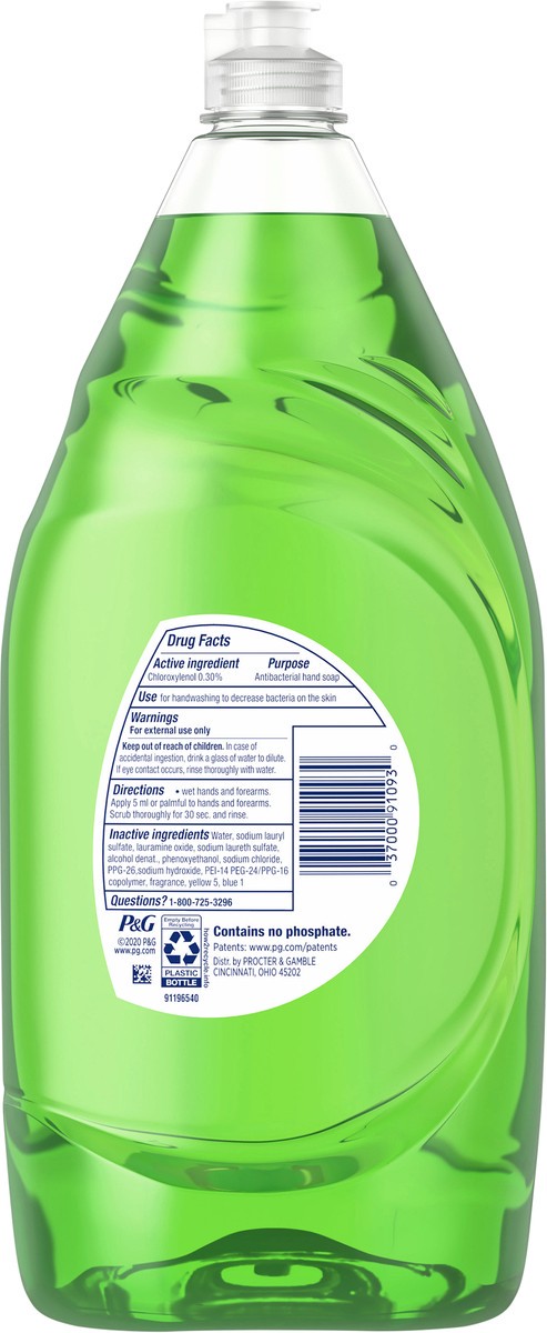 slide 3 of 3, Dawn Ultra Antibacterial Dishwashing Liquid Dish Soap, Apple Blossom Scent, 40 fl oz, 40 fl oz