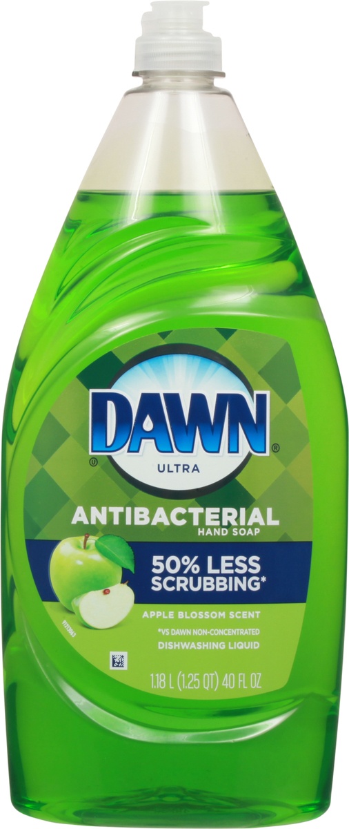 slide 8 of 10, Dawn Ultra Antibacterial Apple Blossom Scent Hand Soapoz, 40 fl oz