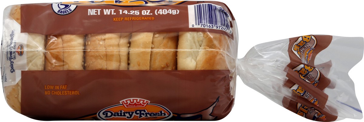 slide 7 of 8, Dairy Fresh Sesame Bagels 14.25 oz, 14.5 oz