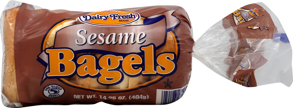 slide 6 of 8, Dairy Fresh Sesame Bagels 14.25 oz, 14.5 oz