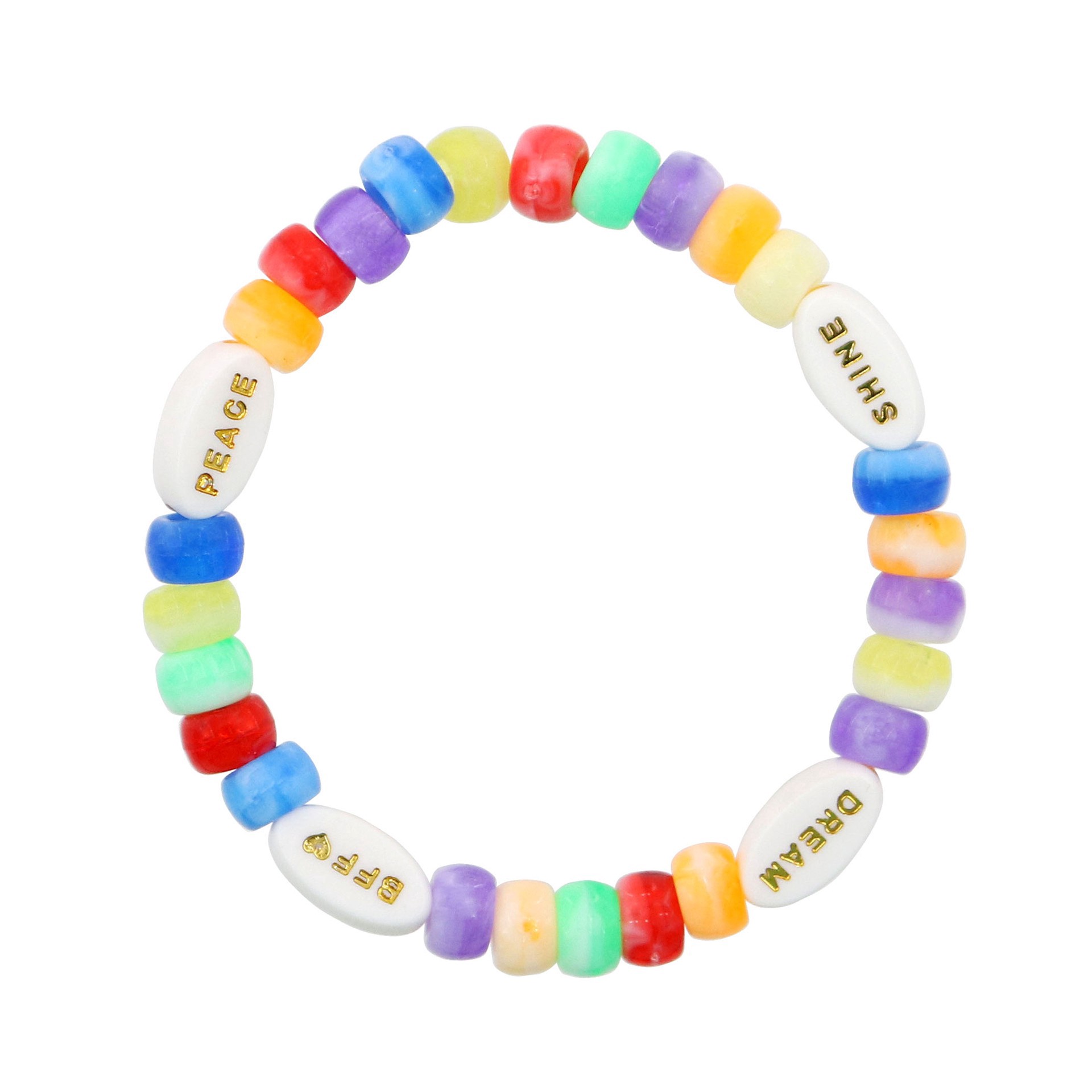 slide 4 of 4, 5mm X 8mm Tie Dye Pony Beads, 180ct. By Creatology, 5 mm