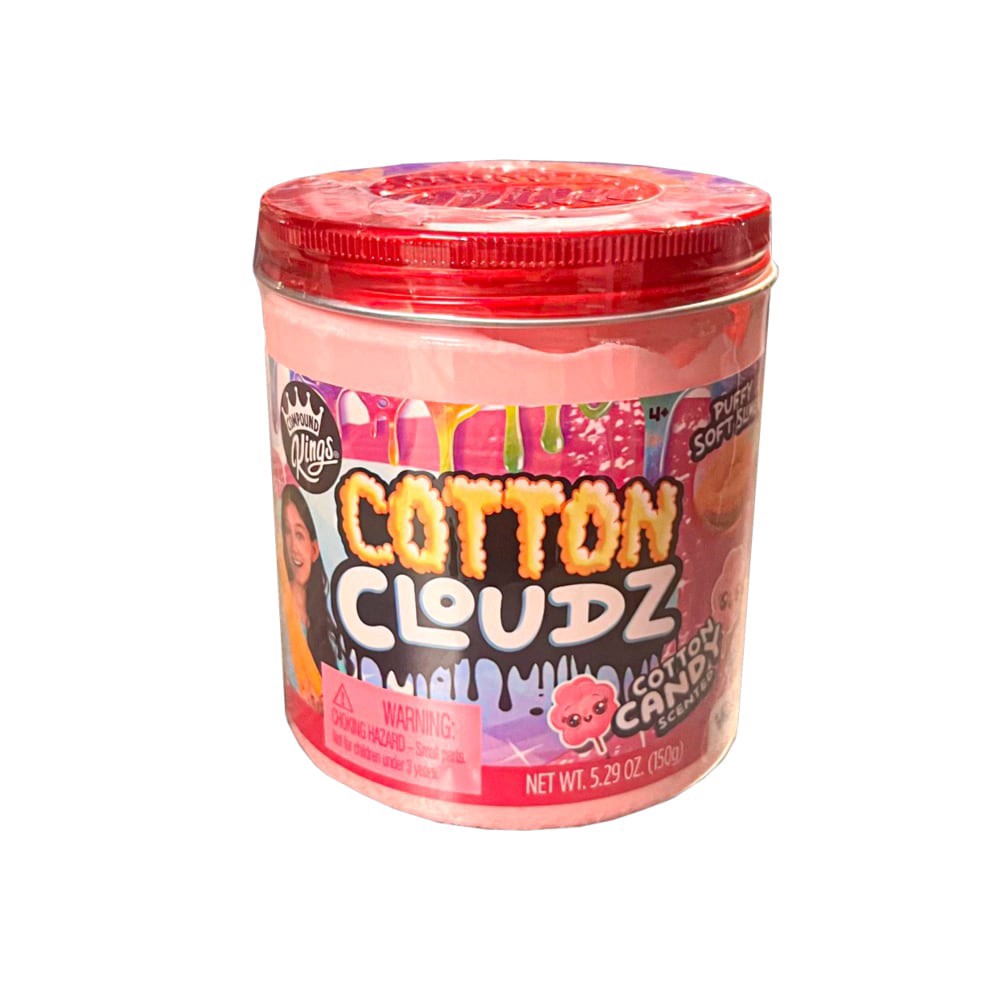 slide 2 of 2, Compound Kings Cotton Candy Scented Slime Pink, 1 ct