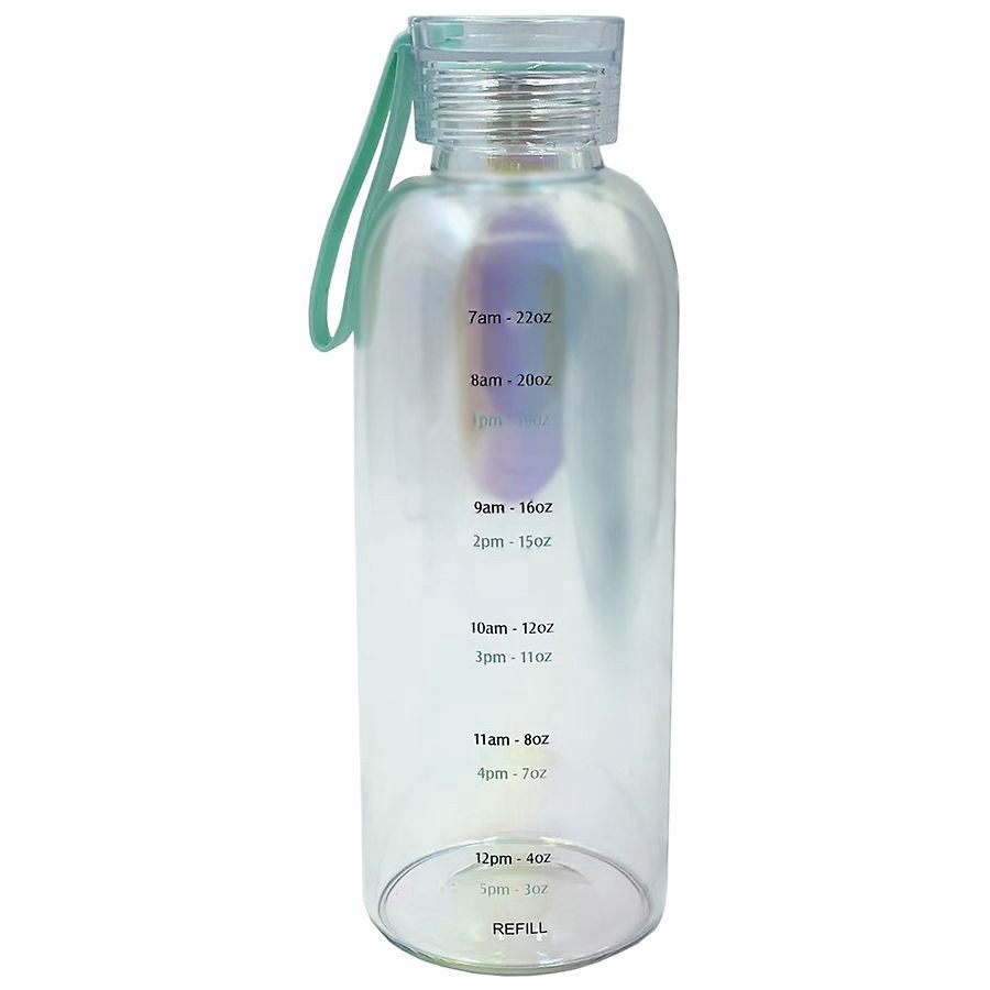 slide 1 of 1, Modern Expressions Glass Water Bottle, 1 ct