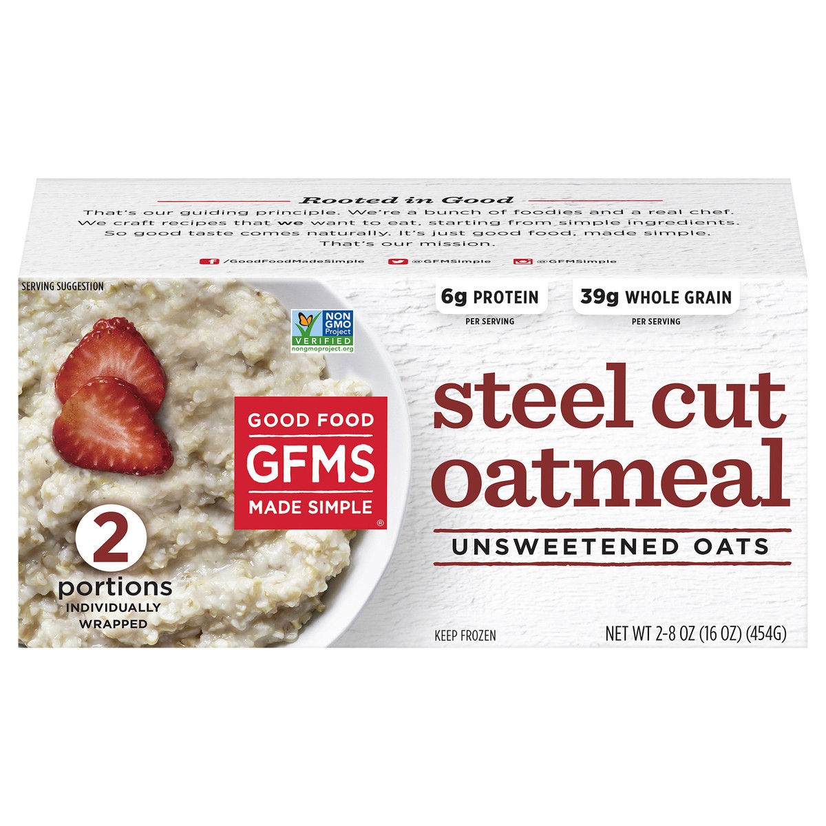 slide 1 of 5, Good Food Made Simple Original Oatmeal, 16 oz