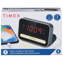 Timex Electric Powered Dual Alarm Clock - 1 ea