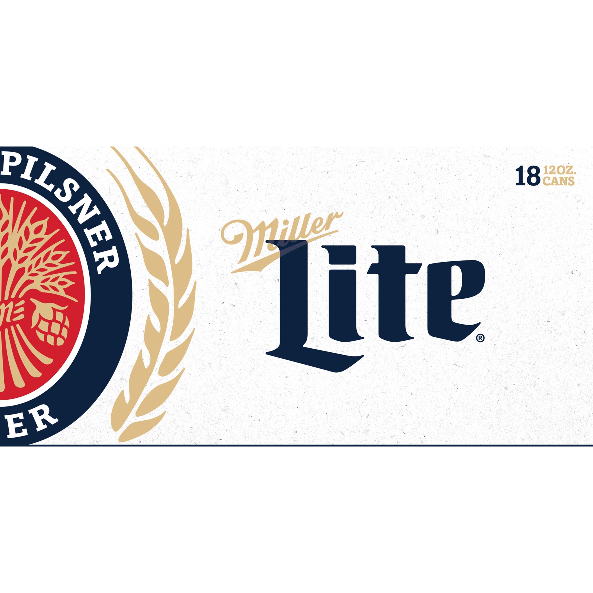 slide 3 of 5, Miller Lite Lager Beer, 4.2% ABV, 18-pack, 12-oz. beer cans, 18 ct; 12 oz