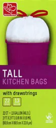 Harris Teeter Drawstring Tall Kitchn Bag