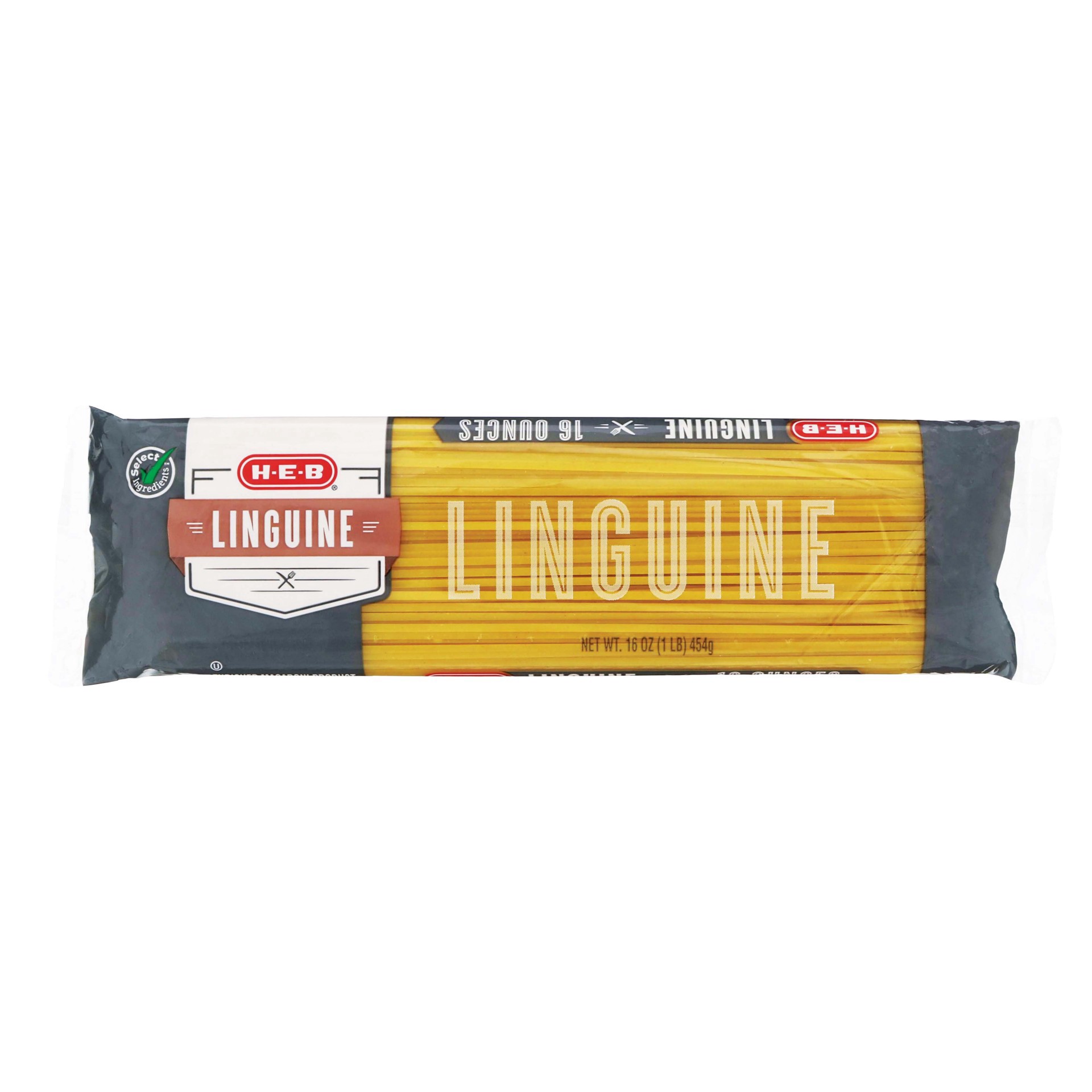 slide 1 of 1, H-E-B Linguine Pasta Noodles, 16 oz
