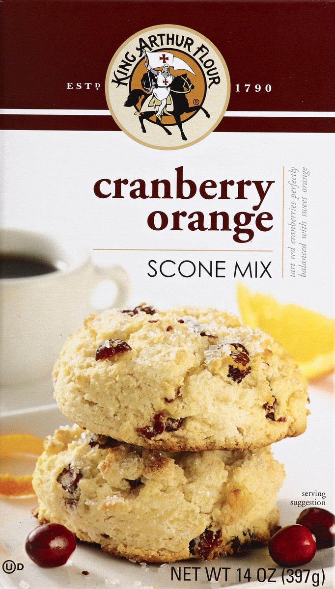 slide 4 of 4, King Arthur Flour Scone Mix, Cranberry Orange, 14 oz