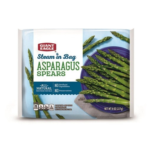 slide 1 of 1, Giant Eagle Steam In Bag Asparagus Spears, 8 oz