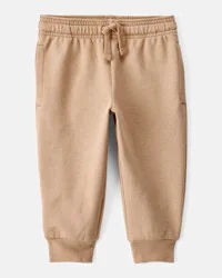 Carter's Baby Boy Construction French Terry Jogger - Tan - 12M