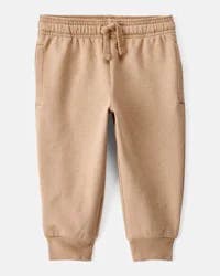 Carter's Baby Boy Construction French Terry Jogger - Tan - 12M