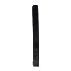 Kolorae Double Wall Hook - Black, 2 Count