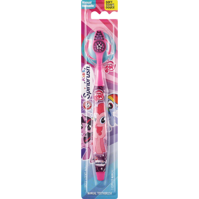 slide 1 of 1, Spinbrush Kids My Little Pony Manual Toothbrush, 1 ct