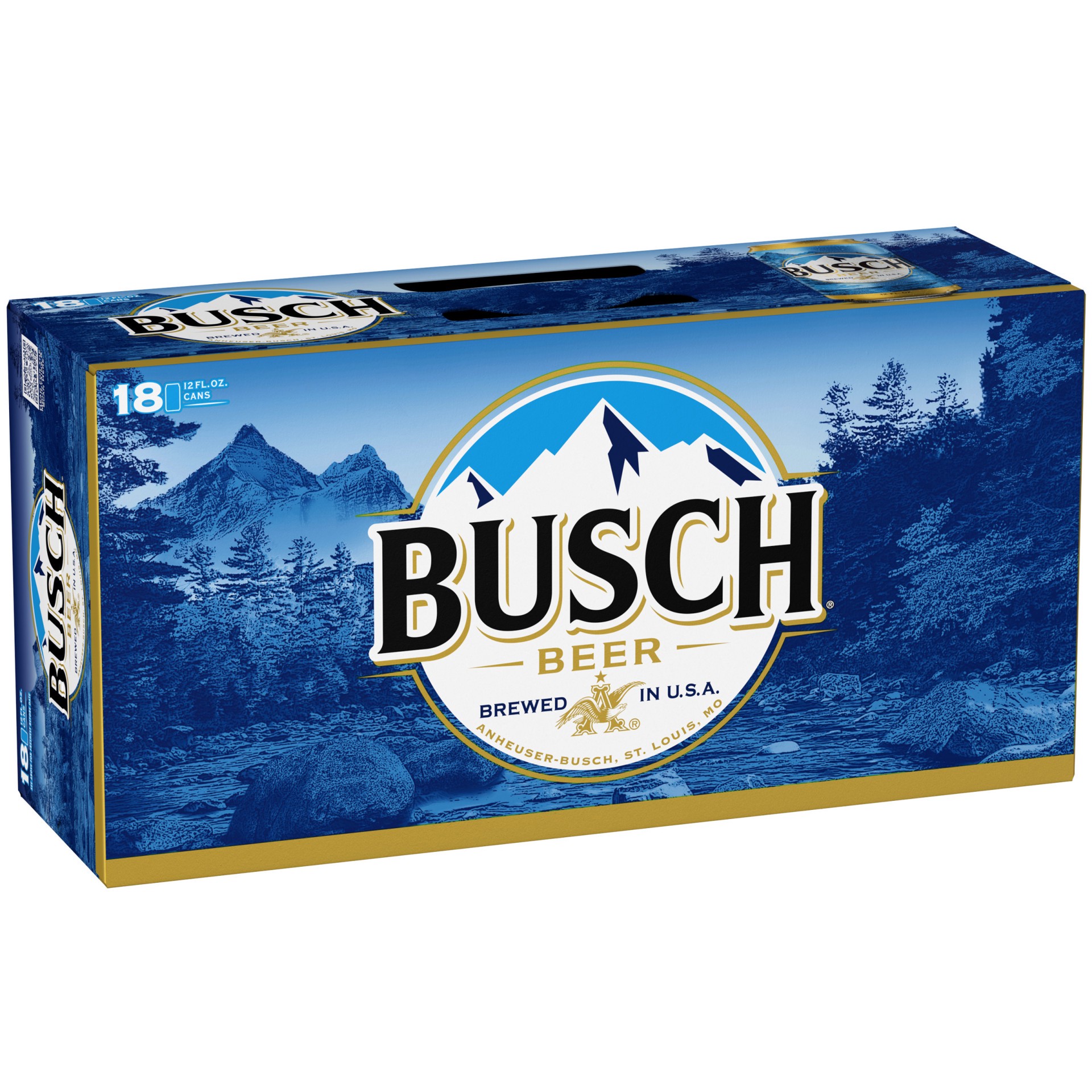 slide 1 of 3, Busch Beer, 18 Pack 12 fl oz Cans, 216 fl oz