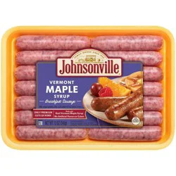 Johnsonville Vermont Maple Syrup Breakfast Sausage 12 oz