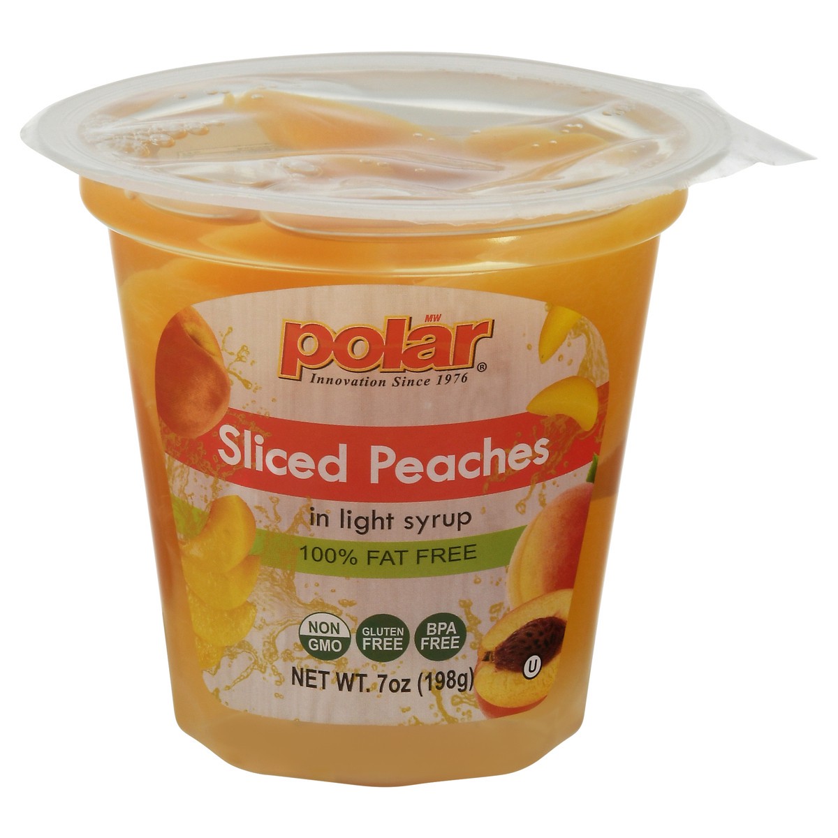 slide 1 of 13, Polar Sliced Peaches in Light Syrup, 7 Oz., 7 oz