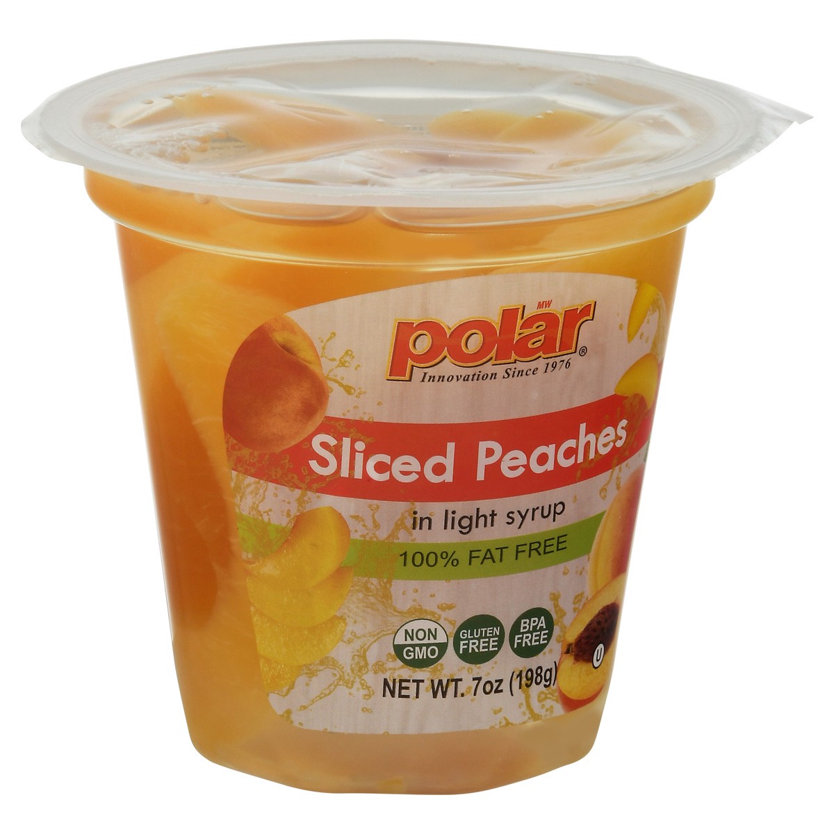 slide 4 of 13, Polar Sliced Peaches in Light Syrup, 7 Oz., 7 oz