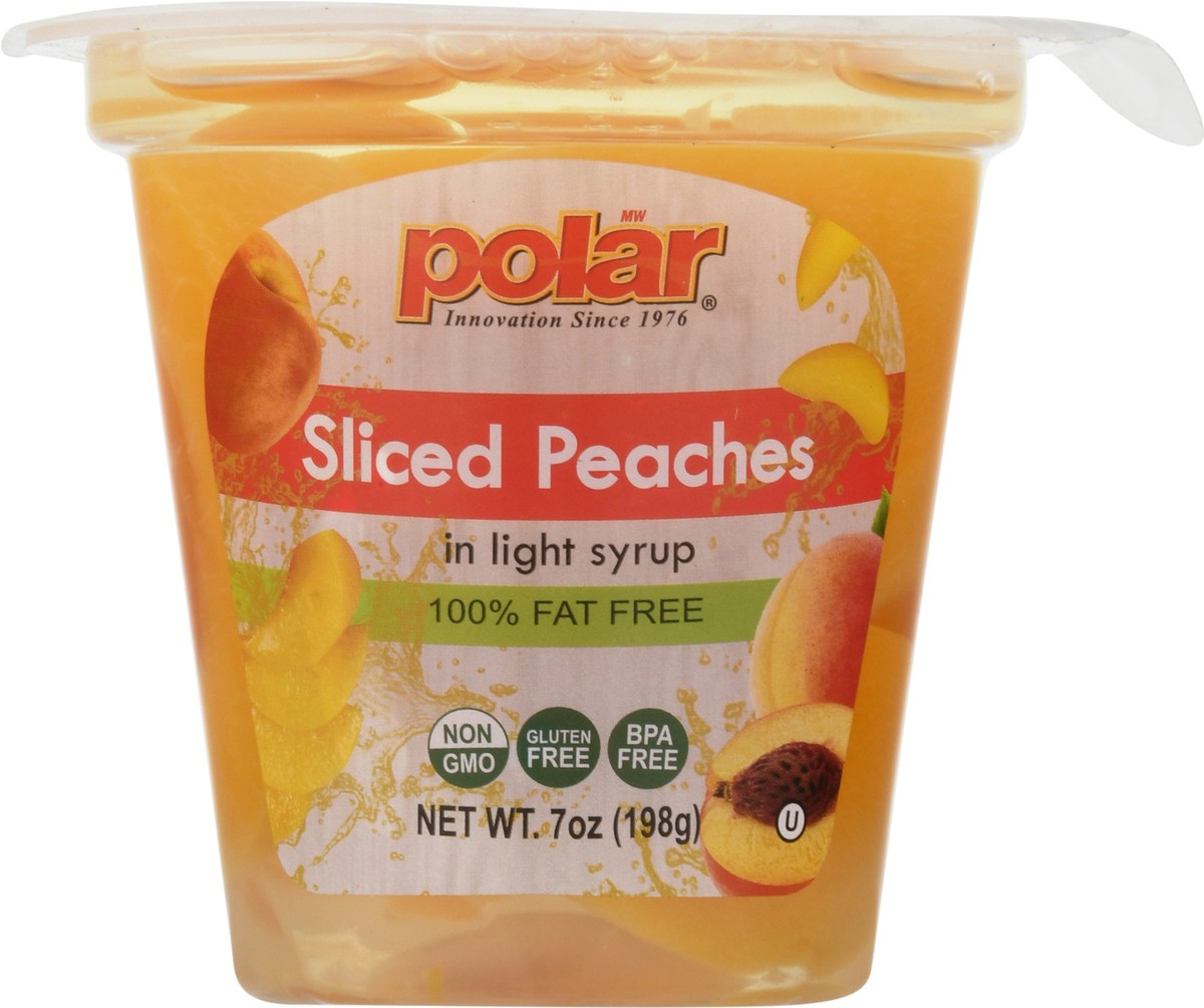slide 9 of 13, Polar Sliced Peaches in Light Syrup, 7 Oz., 7 oz