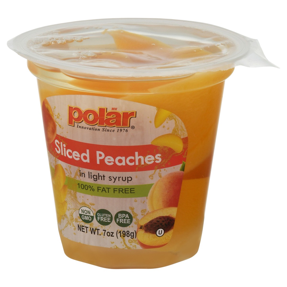 slide 10 of 13, Polar Sliced Peaches in Light Syrup, 7 Oz., 7 oz