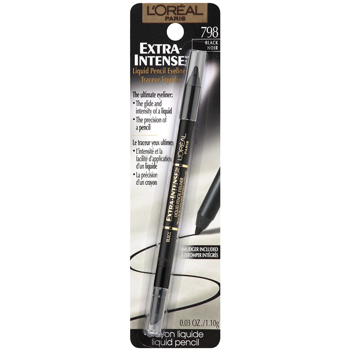 slide 1 of 2, L'Oréal L'Oreal Paris Extra Intense Black Pencil Eyeliner - 0.03 Oz, 0.03 oz