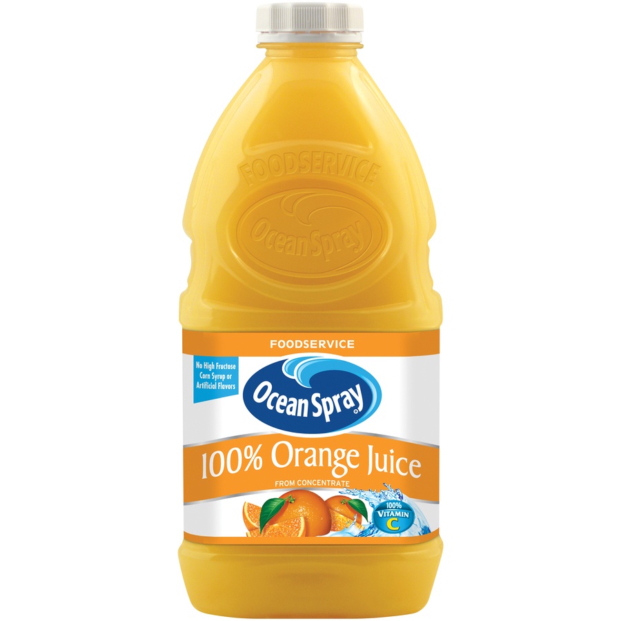 slide 1 of 1, Ocean Spray 100% Orangejuice, 60 oz
