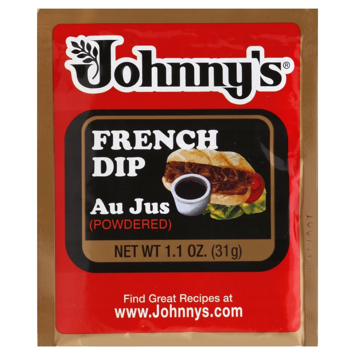 slide 1 of 2, Johnny's Au Jus 1.1 oz, 1.1 oz