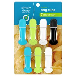 Simply Done Magnetic Bag Clips - 7 Each