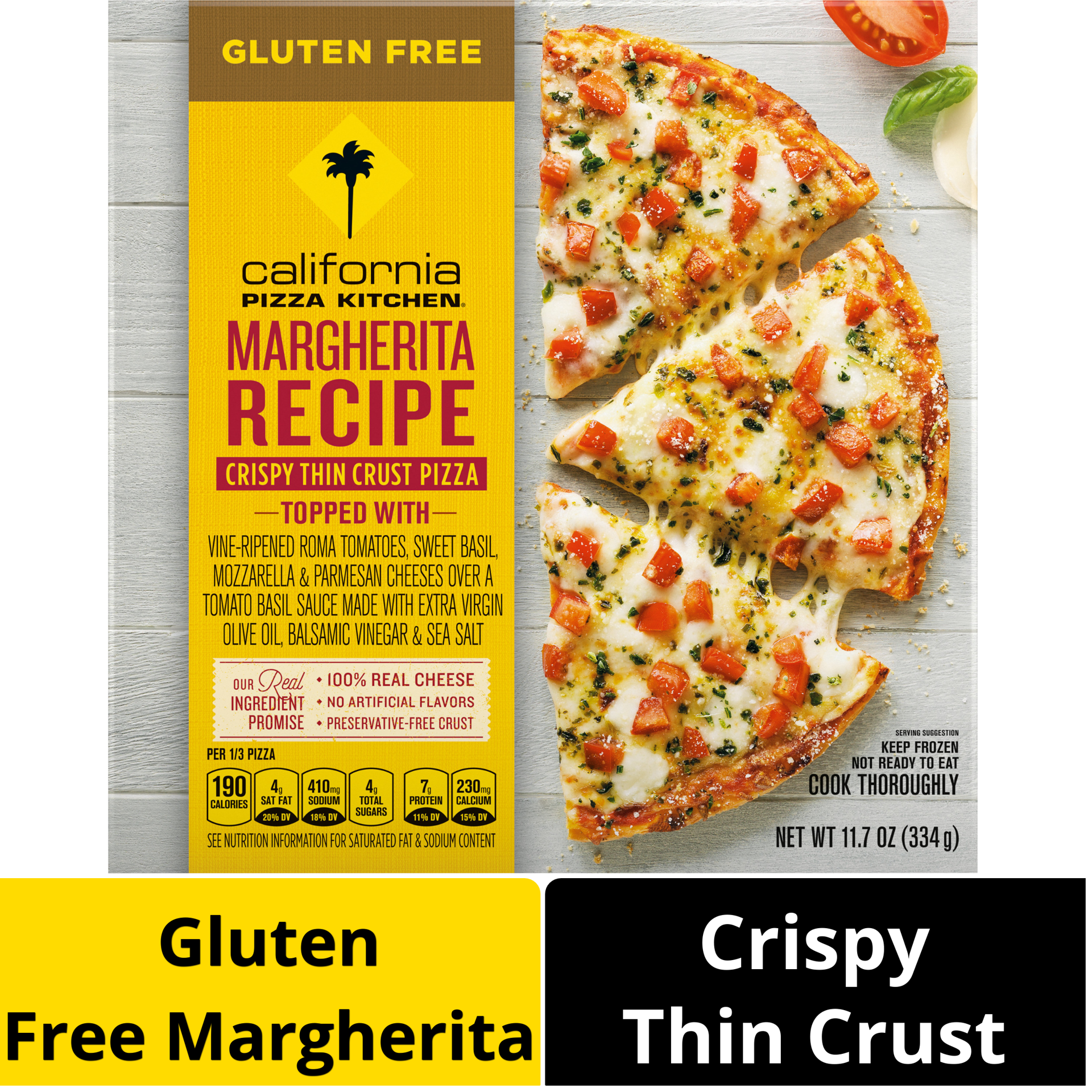 slide 1 of 9, California Pizza Kitchen Chicken Fajita Frozen Pizza, Personal Pizza, Crispy Thin Crust Pizza, 11.7 oz