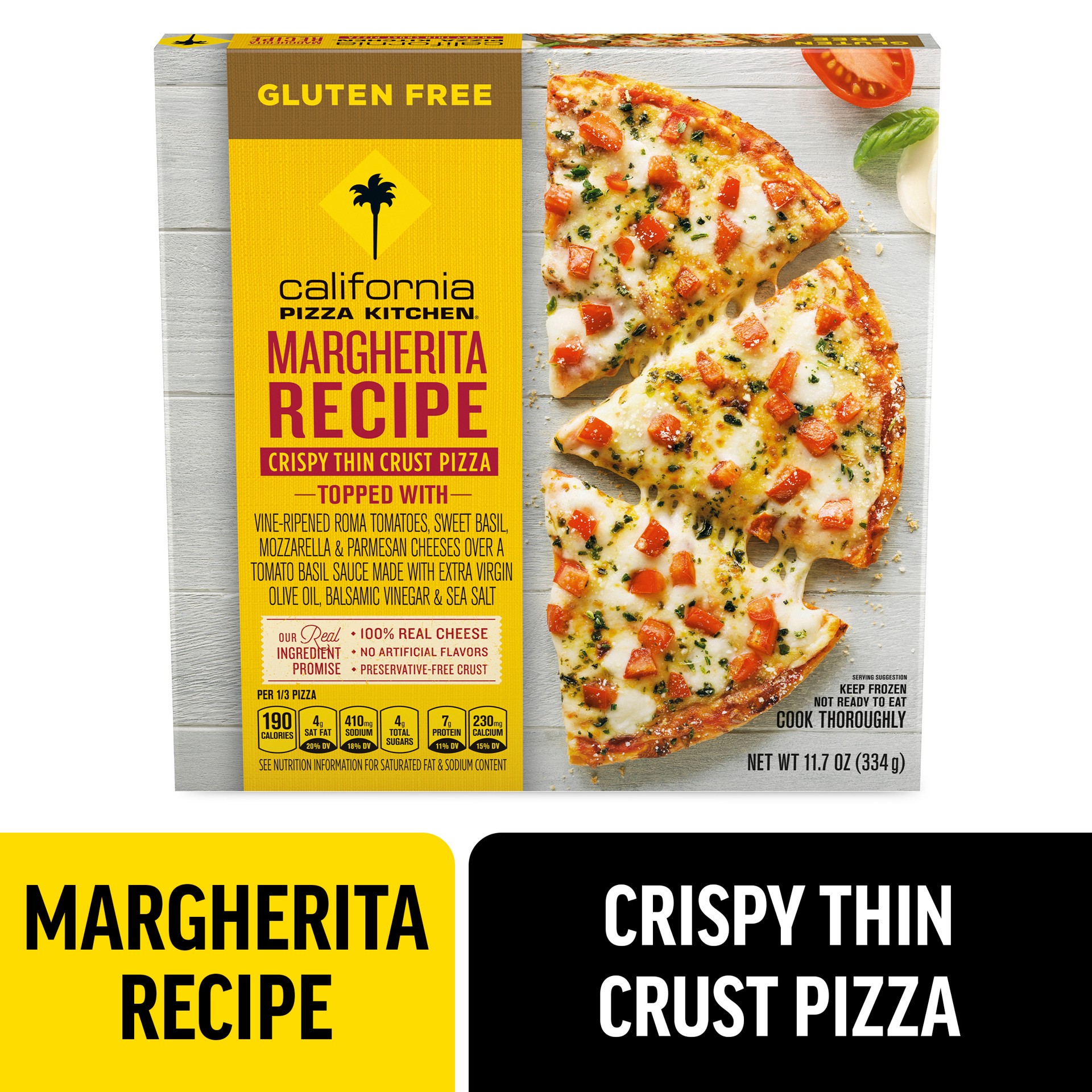 slide 1 of 9, California Pizza Kitchen Chicken Fajita Frozen Pizza, Personal Pizza, Crispy Thin Crust Pizza, 6.2 OZ, 11.7 oz
