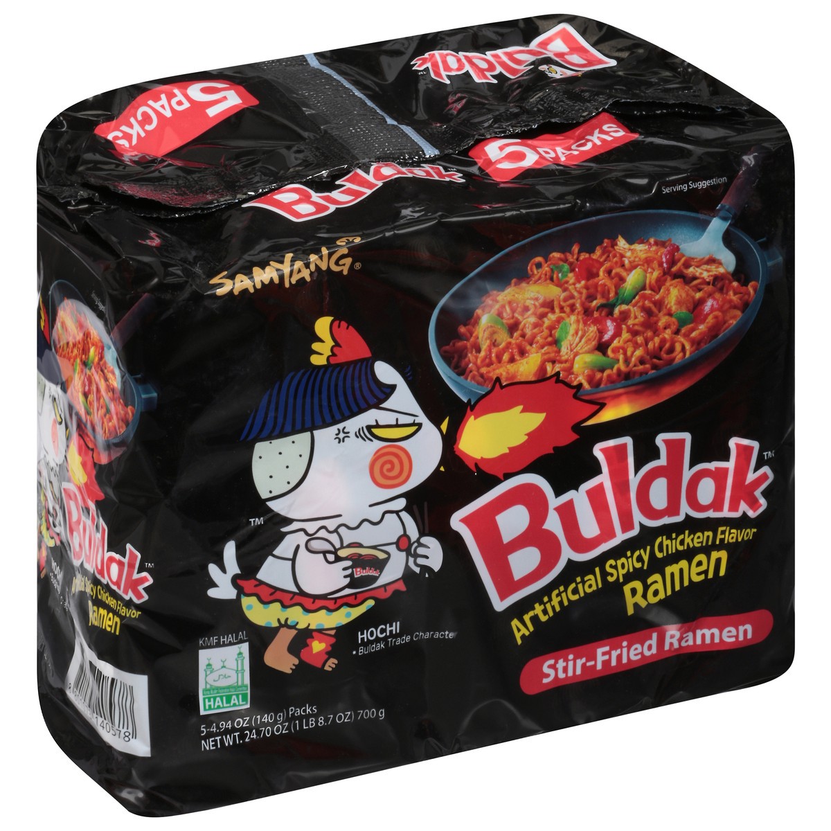 slide 4 of 13, Samyang Buldak Stir-Fried Spicy Chicken Flavor Ramen 5 - 4.94 oz Packs, 5 ct