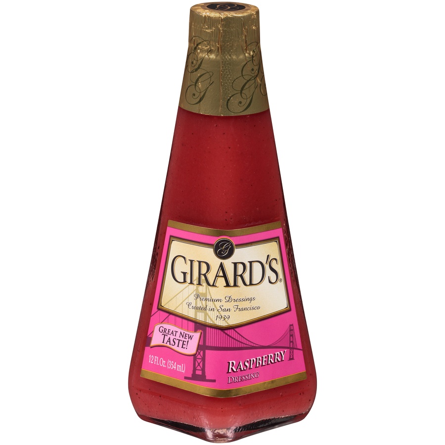 slide 1 of 6, Girard's Raspberry Dressing, 12 fl oz