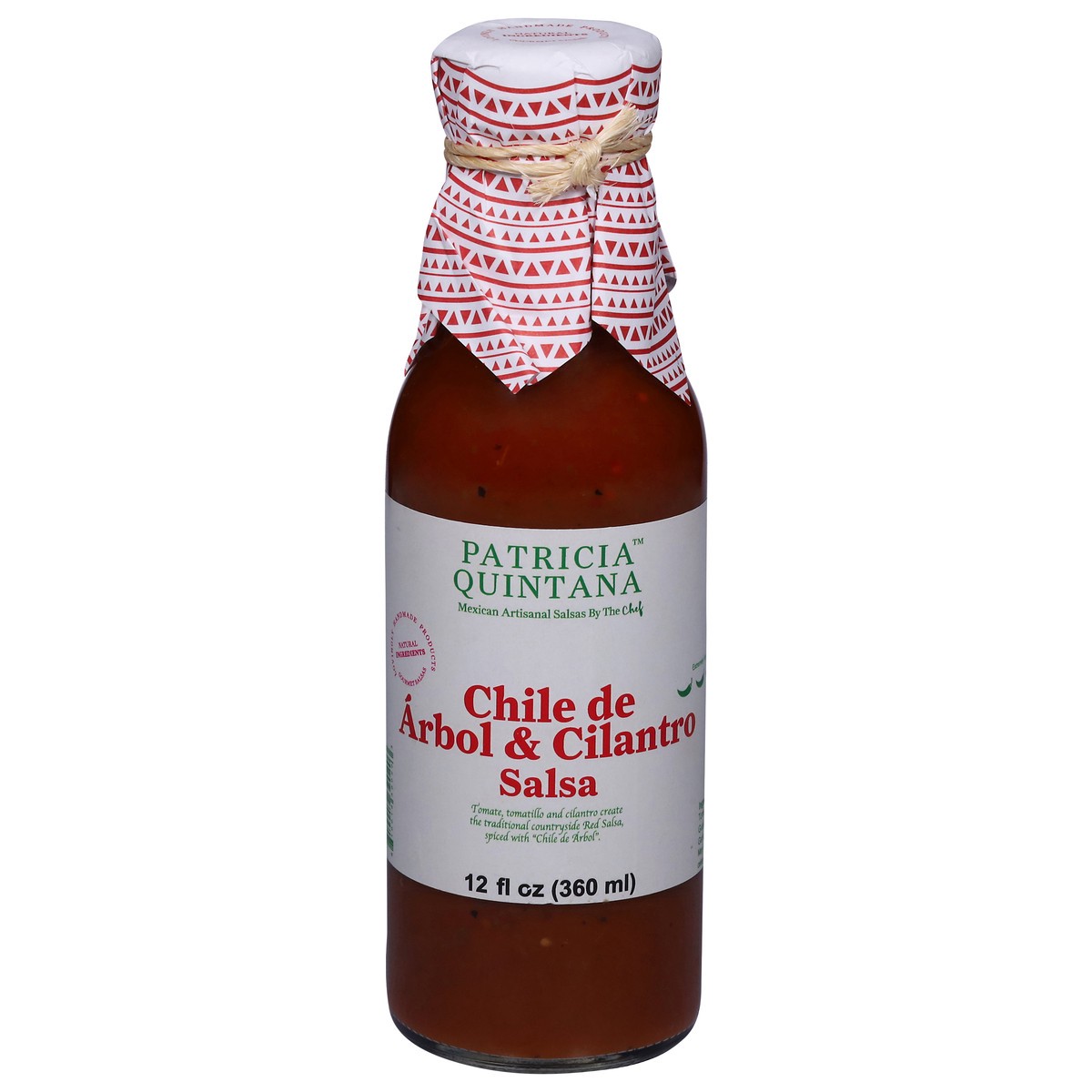 slide 1 of 13, Patricia Quintana Extremely Hot Chile de Arbol & Cilantro Salsa 12 fl oz, 12 fl oz